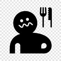 starving, famished, malnourished, deprived icon svg