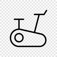 stationary exerciser, cycling, cardiovascular, toning icon svg