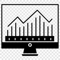 Statistik, Datenanalyse, Trend, Regression symbol