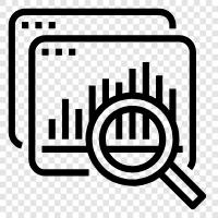 İstatistiksel Analiz, Tanımlayıcı İstatistik, Gerileme Analizi, Korelasyon ve ikon svg