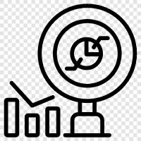 Statistische Analyse, Regression, Deskriptive Statistik, Inferenzielle Statistik symbol