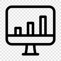 Statistics, Data Analysis, Data Visualization, Report Data icon svg