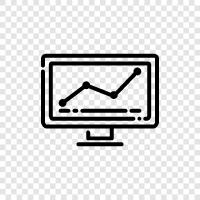 statistics, data, financial, economic icon svg