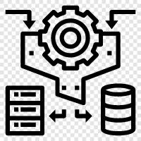 Statistics, Analytics, Data Science, Databases icon svg