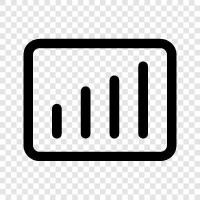 statistics, data, information, figures icon svg