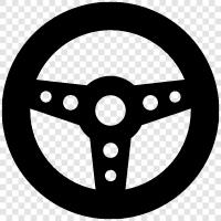 steering wheel, steering column, steering system, steering icon svg