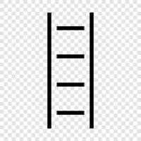 step ladder, wood ladder, aluminum ladder, stepladder icon svg