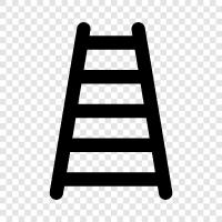 stepladder, scaffold, ladder scaffold, steel ladder icon svg