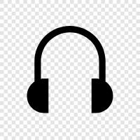 stereo headphone, over ear headphone, headphones for gaming, headphones for music icon svg