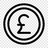 sterling, pound, currency, pound sterling icon svg