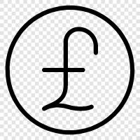 Pfund Sterling, Britisches Pfund, Britische Währung, Britische Banknoten symbol