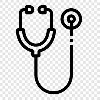 stethoscope, heart, doctor, medical icon svg