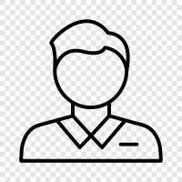 stewardess, stewardship, care, duty icon svg