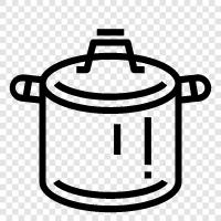 stewpot, Dutch oven, copper, cast iron icon svg