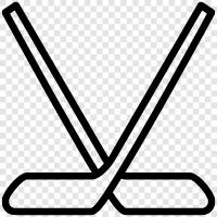 stick, puck, game, players icon svg