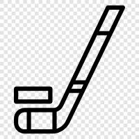 stick, puck, ice, game ikon svg