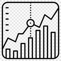 stock prices, stock market crash, stock market icon svg