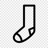 stocking, stocking feet, foot, feet icon svg