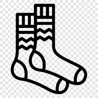 stocking, footwear, foot, cover icon svg