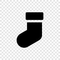 stocking, stocking foot, sock puppet, socks icon svg