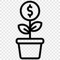 stocks, money, online, trading icon svg