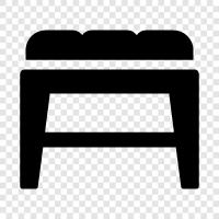 stool, chairs, bathroom, kitchen icon svg