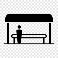 stop, bus, public transportation, transportation icon svg