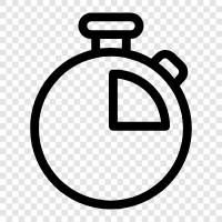 stopwatch, time, timer app, timer for android icon svg