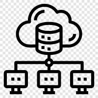 storage, virtualization, collaboration, productivity icon svg