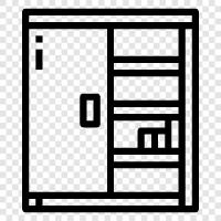 storage cabinets, storage solutions, storage units, storage units for apartments icon svg