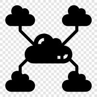 storage, cloud, collaboration icon svg