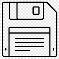 storage, storage media, hard drive, optical disk icon svg