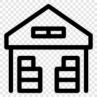 storage, storage unit, storage area, storage room icon svg