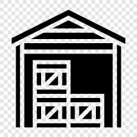 storage, storage unit, storage space, storage facility icon svg