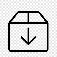 storage, container, shipping, packing icon svg