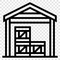 storage, storage facilities, storage space, storage units icon svg