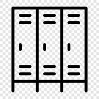 storage, storage units, locker, room icon svg