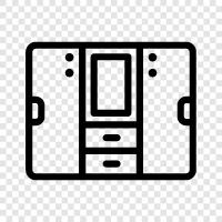 storage, organizing, clothes, drawer icon svg