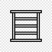 storage, shelving, cabinet, furniture icon svg