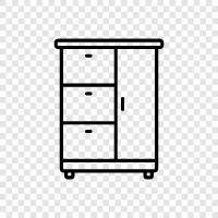 storage, cabinet, kitchen, bedroom icon svg