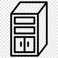 storage, cabinet, kitchen, room icon svg