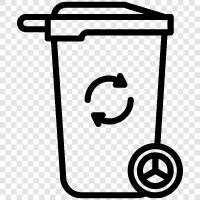 Lagerung, Lagerlösungen, Box, Recycling symbol