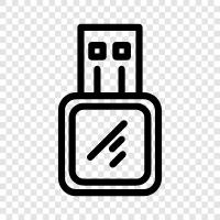 storage, memory, external hard drive, portable hard drive icon svg