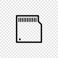 storage, portable, memory, card icon svg