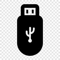 storage, external, hard drive, USB icon svg