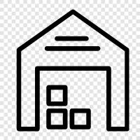 storage, storage units, storage facility, storage units for rent icon svg