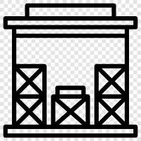 Хранение, комната, площадь, объект Значок svg