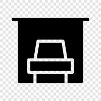 storage, car, parking, repair icon svg