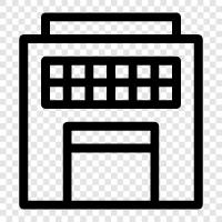 storage, storage unit, storage facility, storage area icon svg