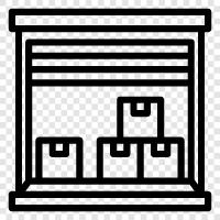 storage, shipping, receiving, stock icon svg